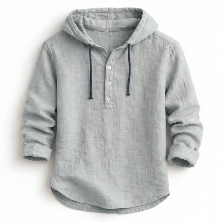 Alton - Atmungsaktiver Leinen-Hoodie