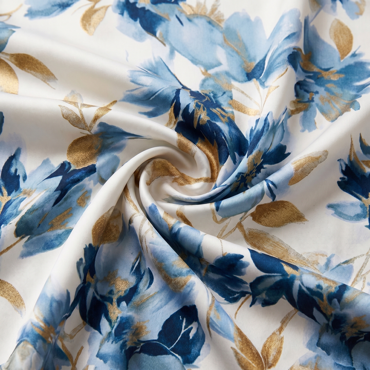 Carmen - Soft-Touch Wickel-Maxikleid mit Blumenmuster