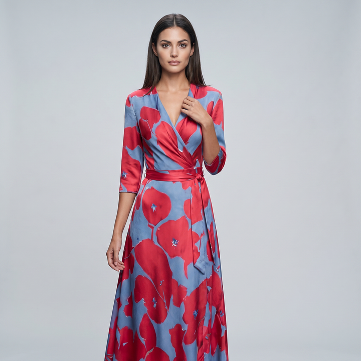 Floriana - Soft-Touch-Maxikleid