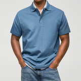 Stewart - Strukturiertes Strick-Poloshirt