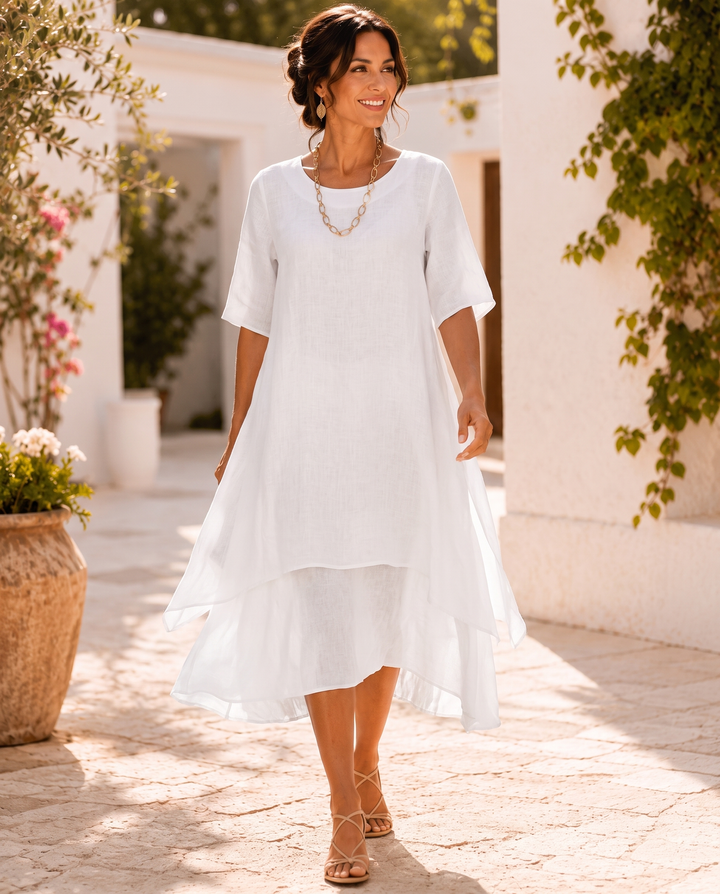 Celestine - Fließendes Maxikleid