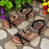 Velsa - Verzierte Gladiator-Sandalen