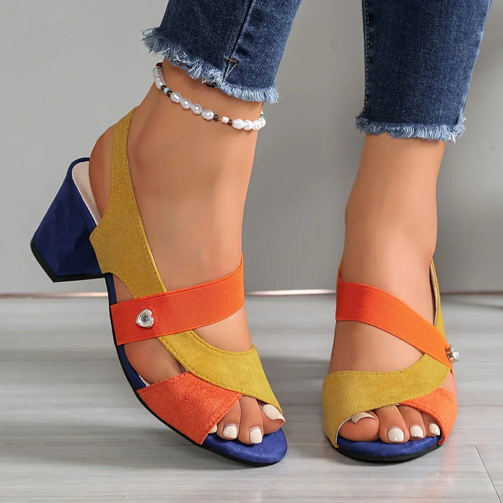 Lurene - Gepolsterte Schuhe mit Blockabsatz