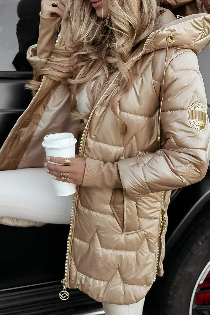 Ayla - Gefütterte Winterjacke mit Kapuze