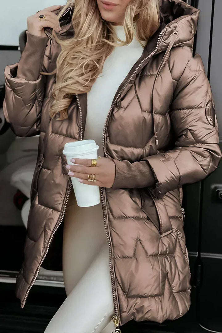 Ayla - Gefütterte Winterjacke mit Kapuze