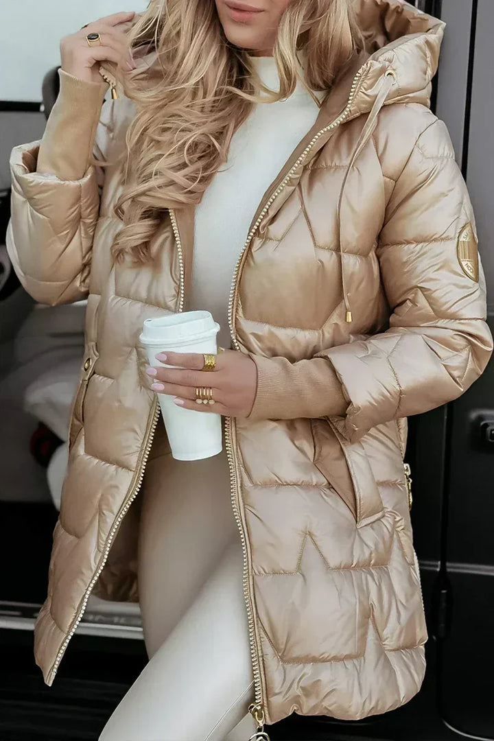 Ayla - Gefütterte Winterjacke mit Kapuze