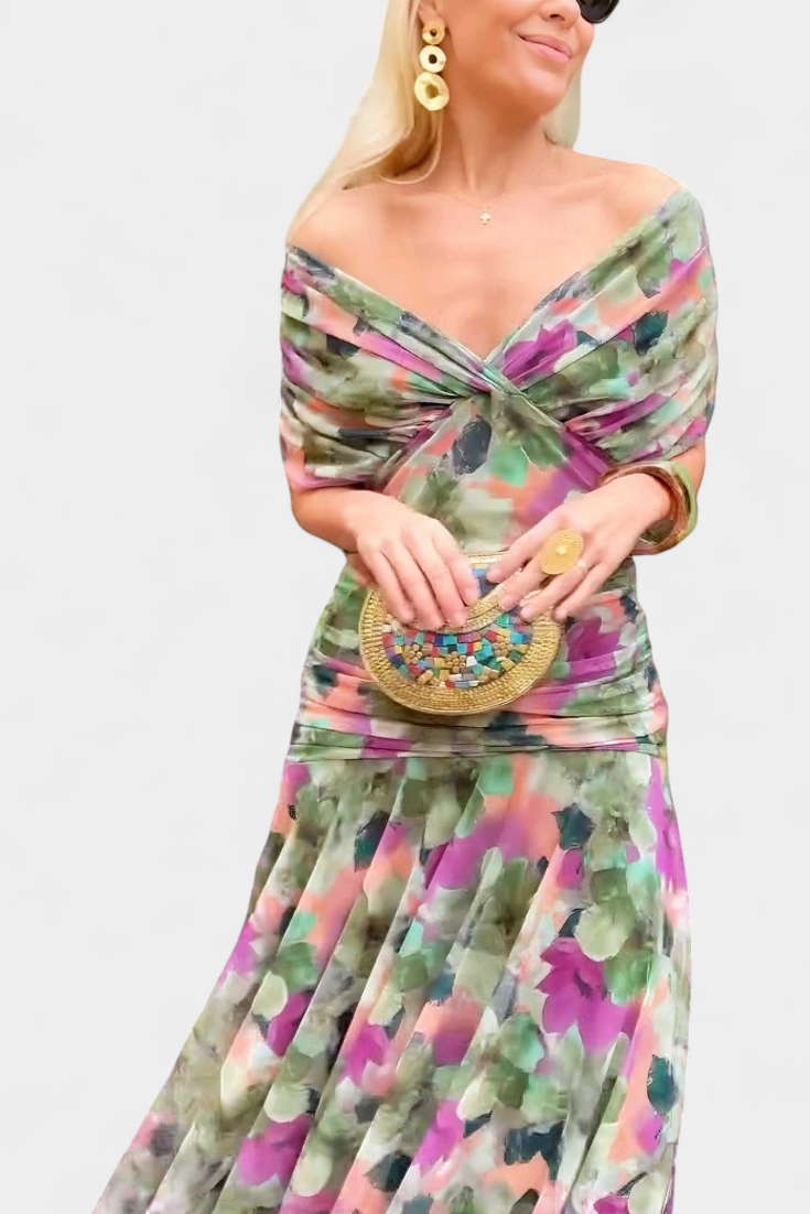 Tamsyn - Florales Maxikleid mit weicher Haptik