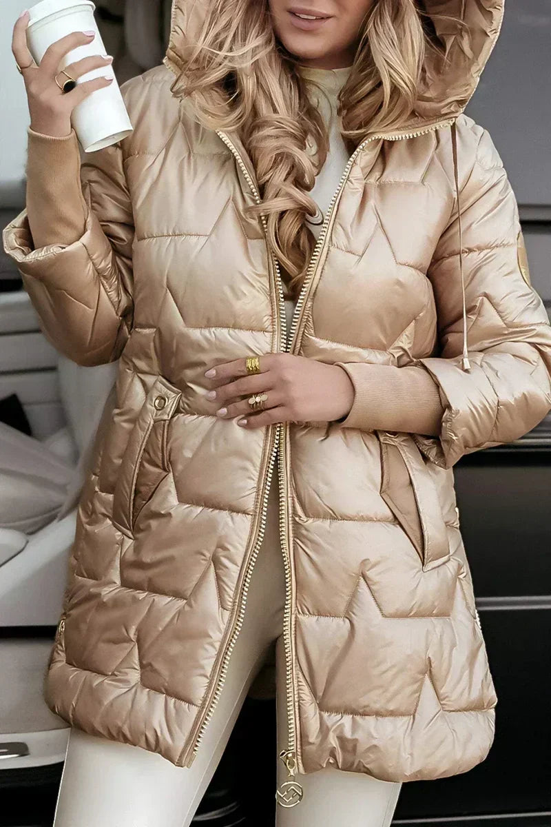 Ayla - Gefütterte Winterjacke mit Kapuze