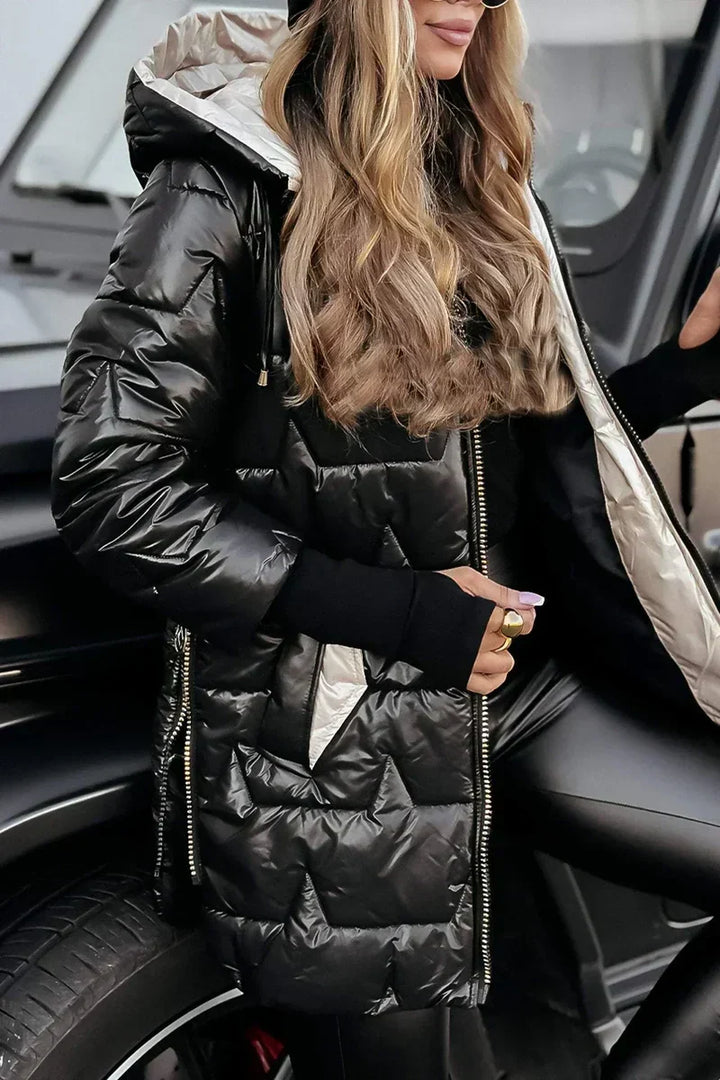 Ayla - Gefütterte Winterjacke mit Kapuze