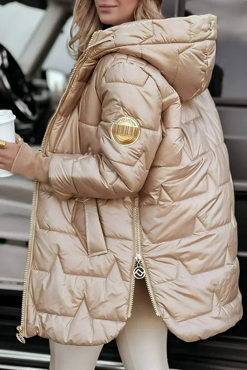Ayla - Gefütterte Winterjacke mit Kapuze