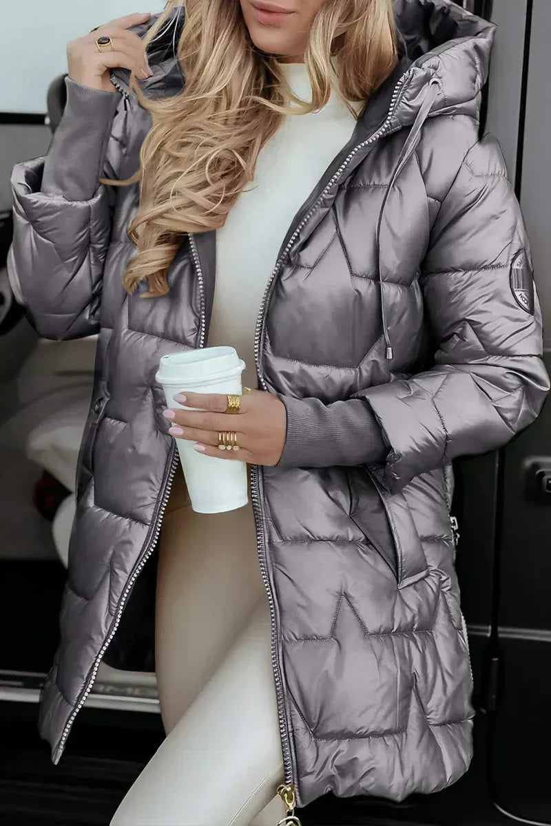 Ayla - Gefütterte Winterjacke mit Kapuze
