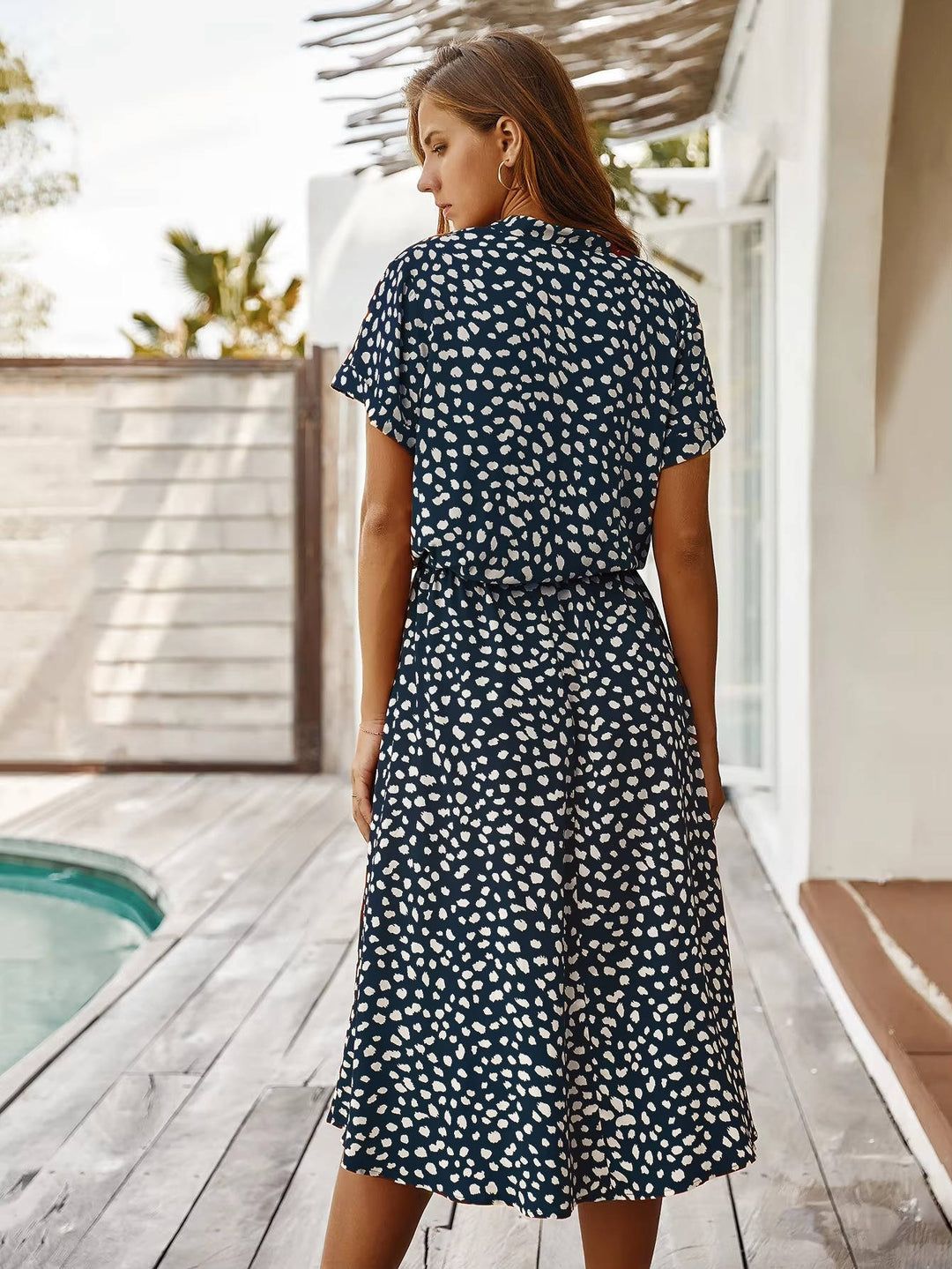 Novella - Lässiges Midikleid mit Knopfleiste vorn