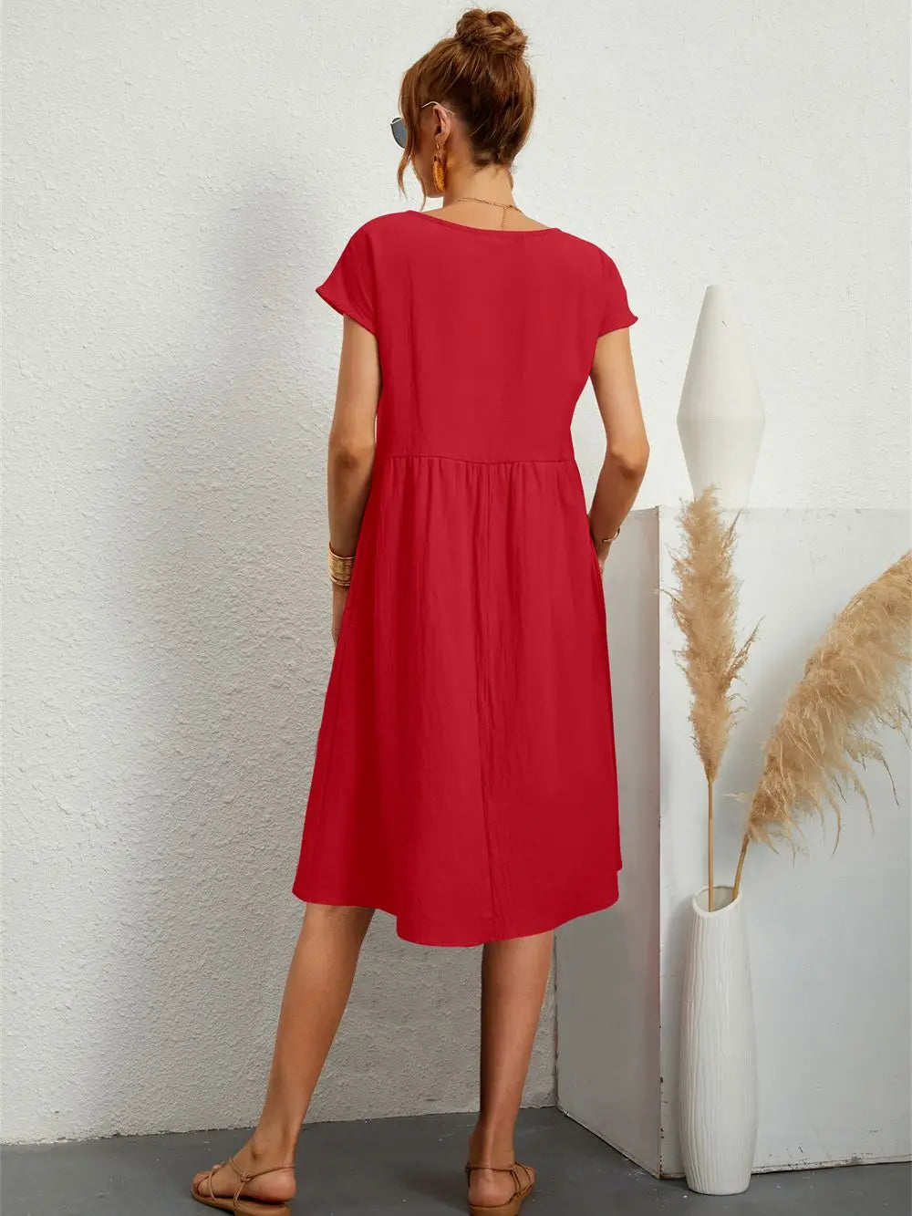 Avenyra - Softtouch-Kleid mit Taschen