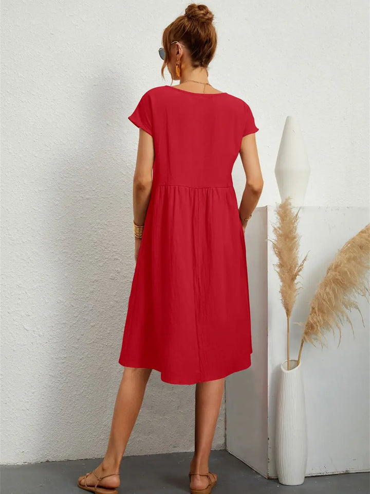 Avenyra - Softtouch-Kleid mit Taschen