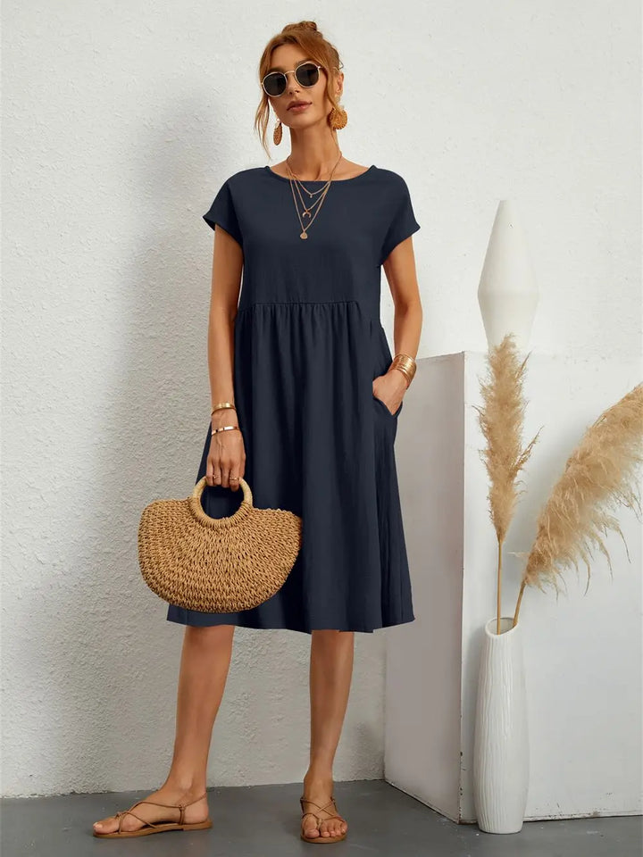 Avenyra - Softtouch-Kleid mit Taschen