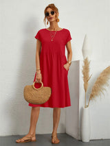 Avenyra - Softtouch-Kleid mit Taschen