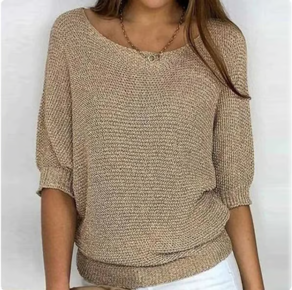 Fiora - Atmungsaktiver 3/4-Arm-Pullover