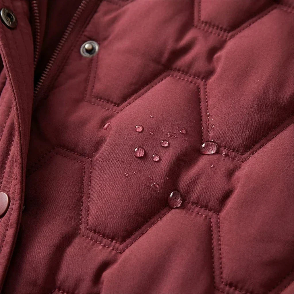 Torielle - Wetterfester Longmantel mit Kapuze