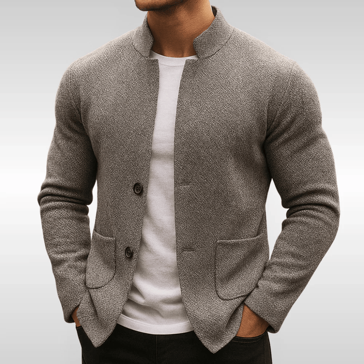 Vornick - Strukturierter Strickblazer