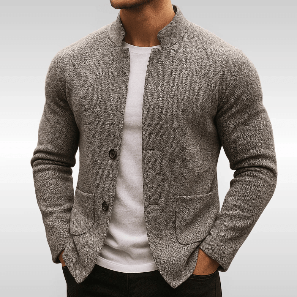 Corben - Strukturierter Herren-Strickblazer