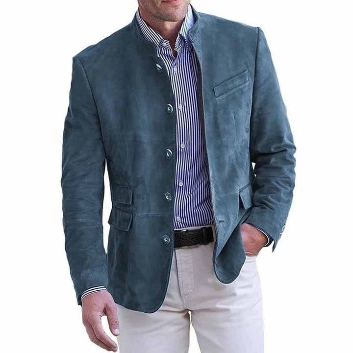 Tavrik - Soft-Touch-Stehkragen-Blazer