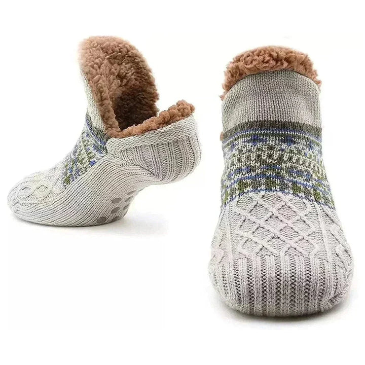 Zailora - Plüschgefütterte Grip-Socken