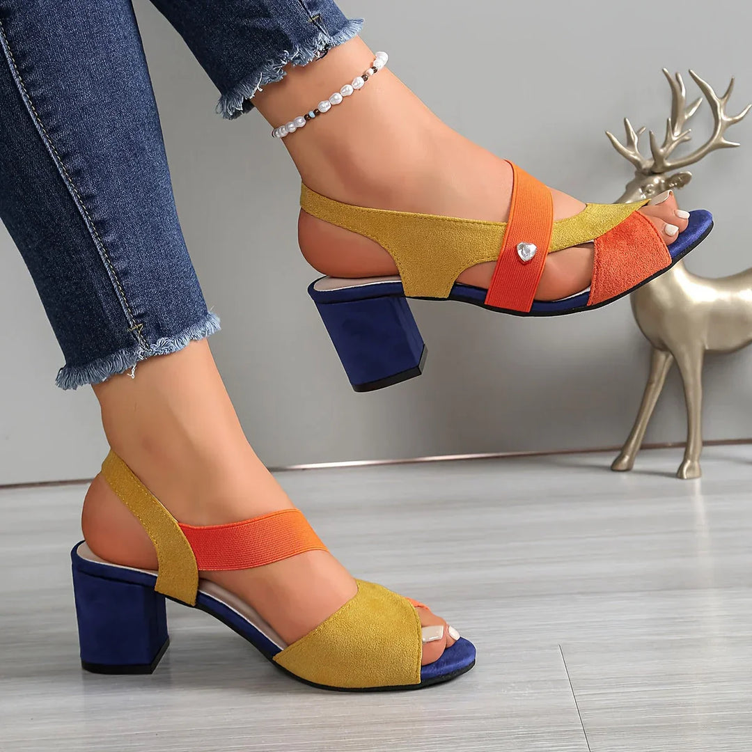 Lurene - Gepolsterte Schuhe mit Blockabsatz