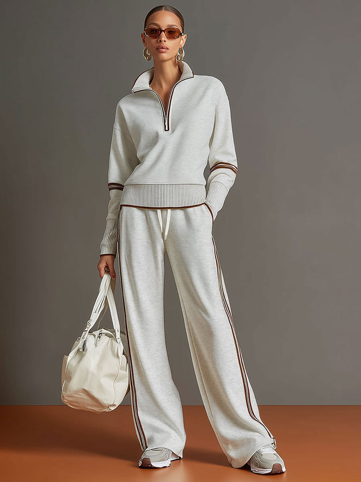 Honora - Soft-Touch-Zweiteiler mit weiter Hose