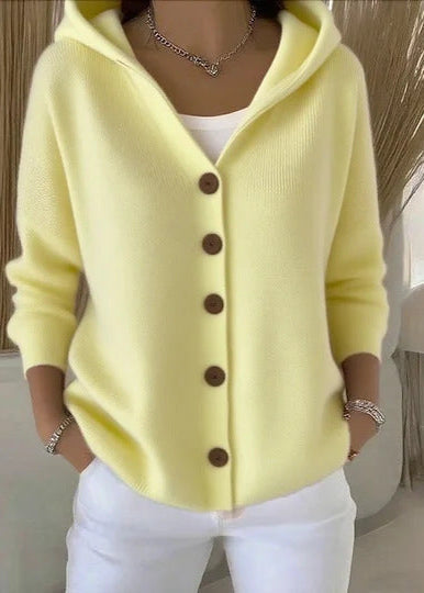 Alsira - Soft-Touch-Kapuzenstrickjacke