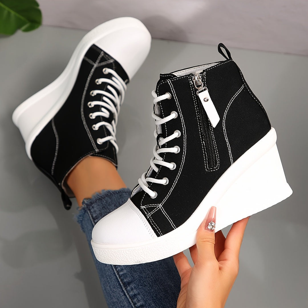 Harper - Skulptural geformte Keilsneaker