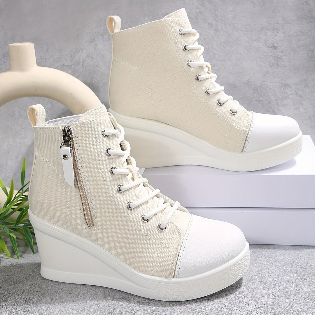 Harper - Skulptural geformte Keilsneaker