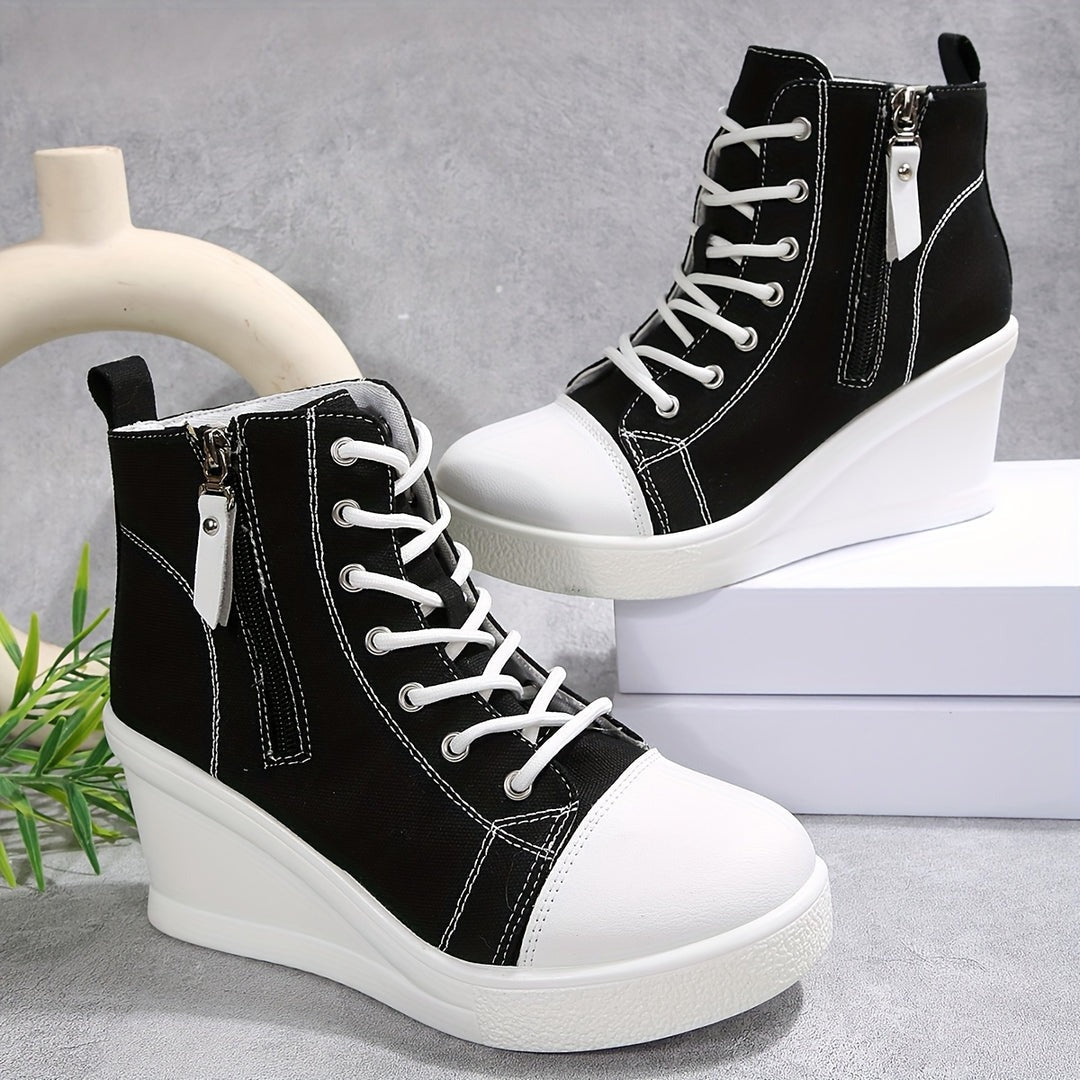 Harper - Skulptural geformte Keilsneaker