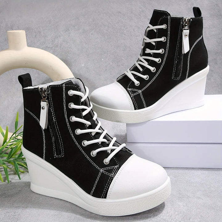 Harper - Skulptural geformte Keilsneaker