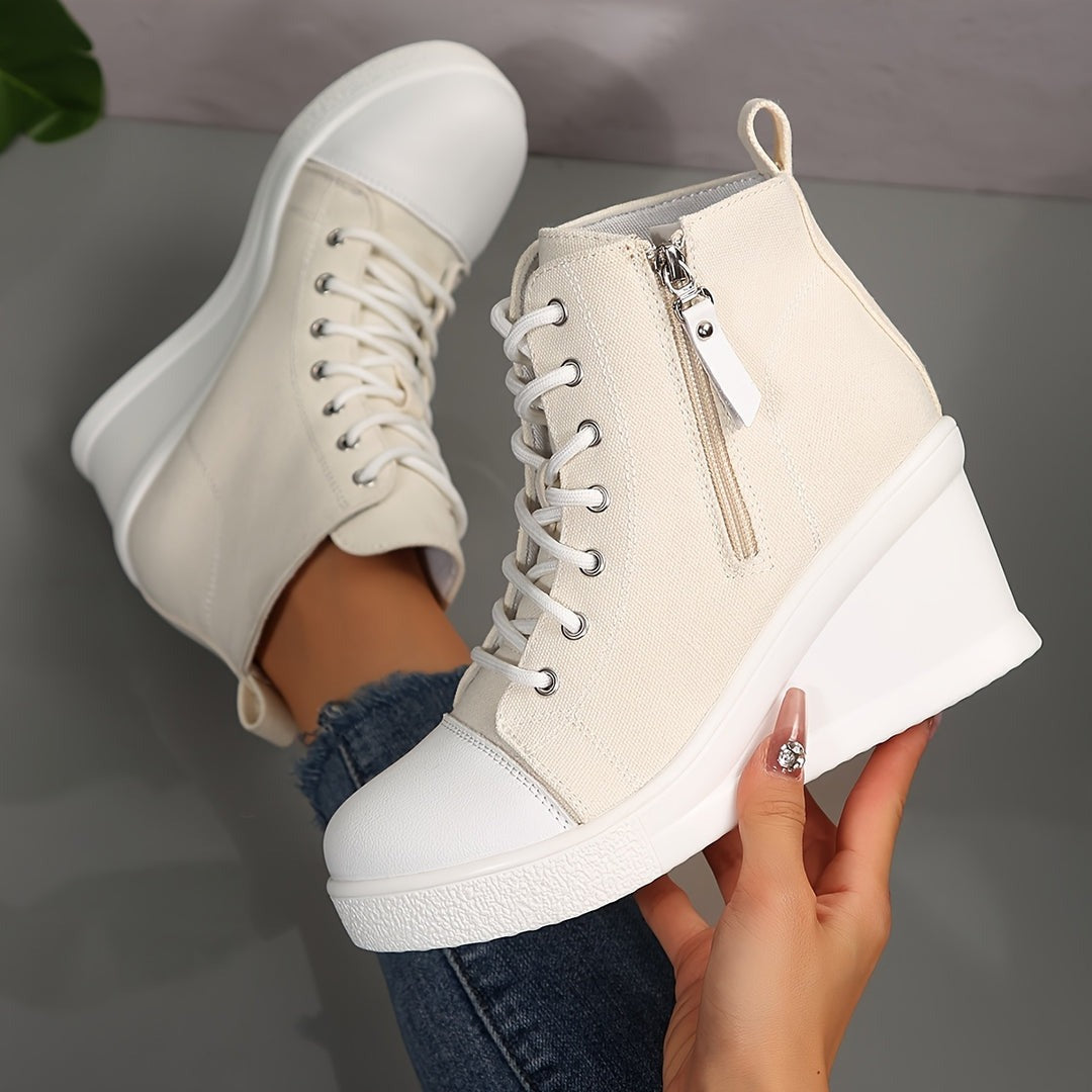 Harper - Skulptural geformte Keilsneaker