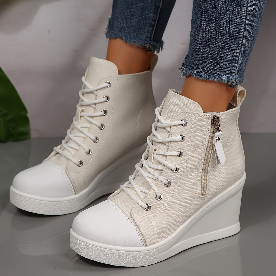 Harper - Skulptural geformte Keilsneaker