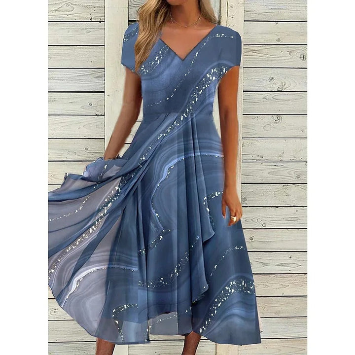 Elya - Luftiges, plissiertes Sommerkleid