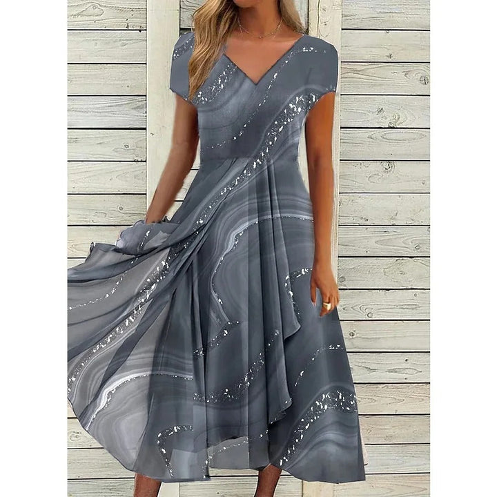 Elya - Luftiges, plissiertes Sommerkleid