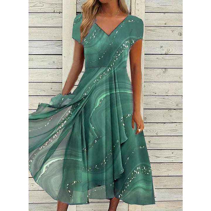 Elya - Luftiges, plissiertes Sommerkleid