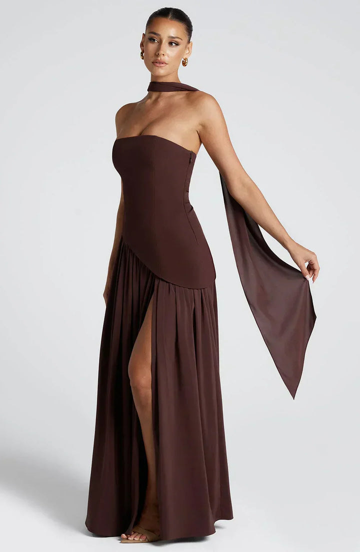 Rynellea - Elegantes trägerloses Abendkleid