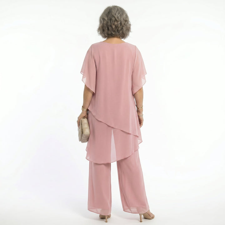 Thessalie - fließender Abend-Jumpsuit