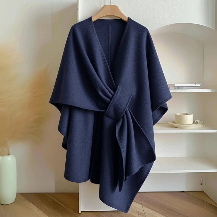 Teysia - drapierter Schal mit Soft-Touch-Finish