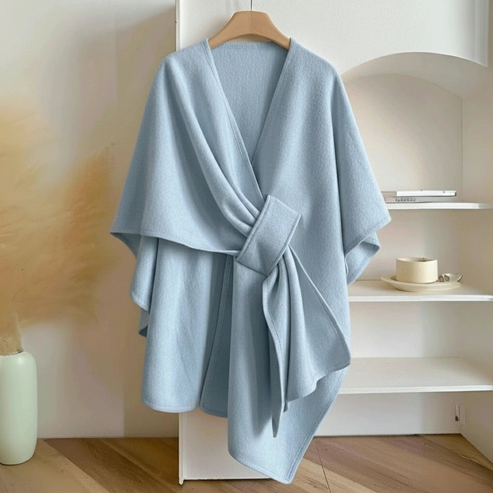 Teysia - drapierter Schal mit Soft-Touch-Finish
