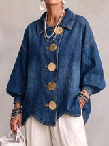 Aloua - Vintage-gewaschene Jacke