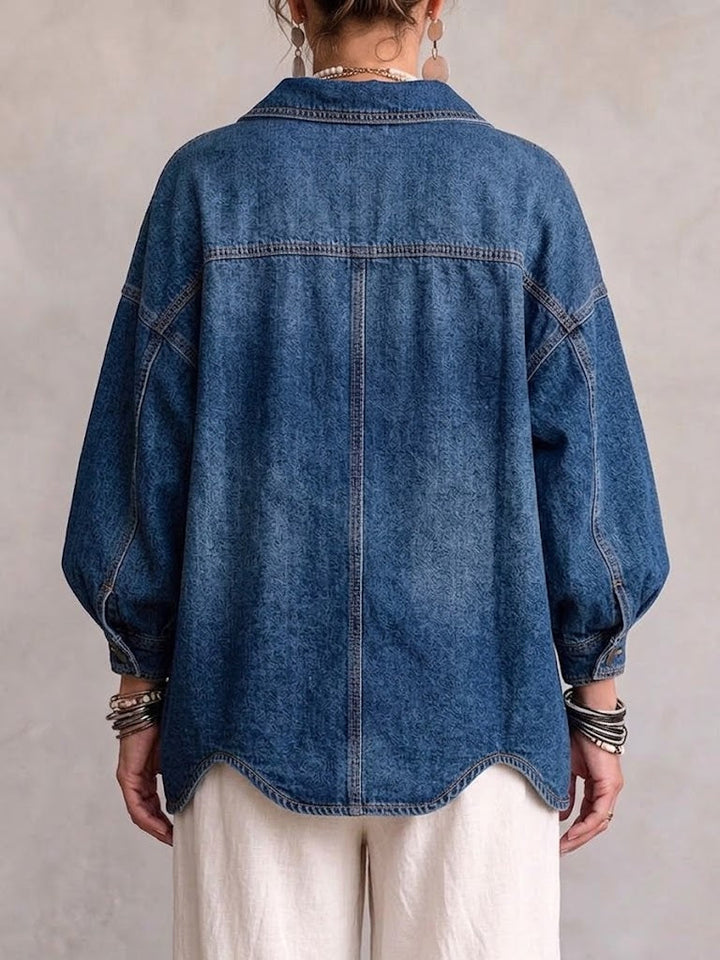 Aloua - Vintage-gewaschene Jacke