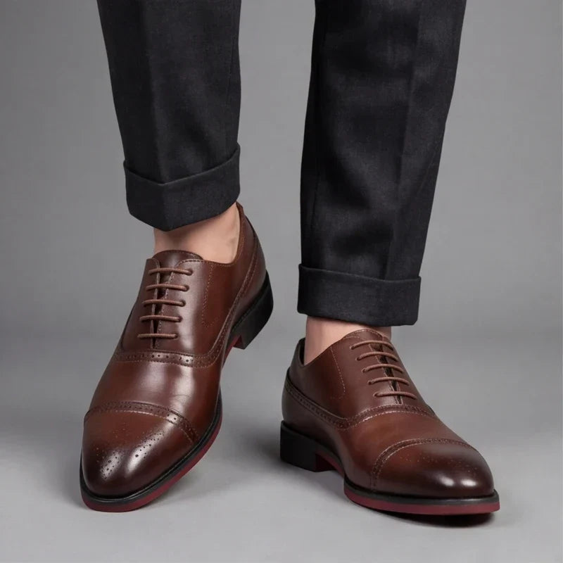 Arvid - Hochwertige Captoe-Oxford-Schuhe