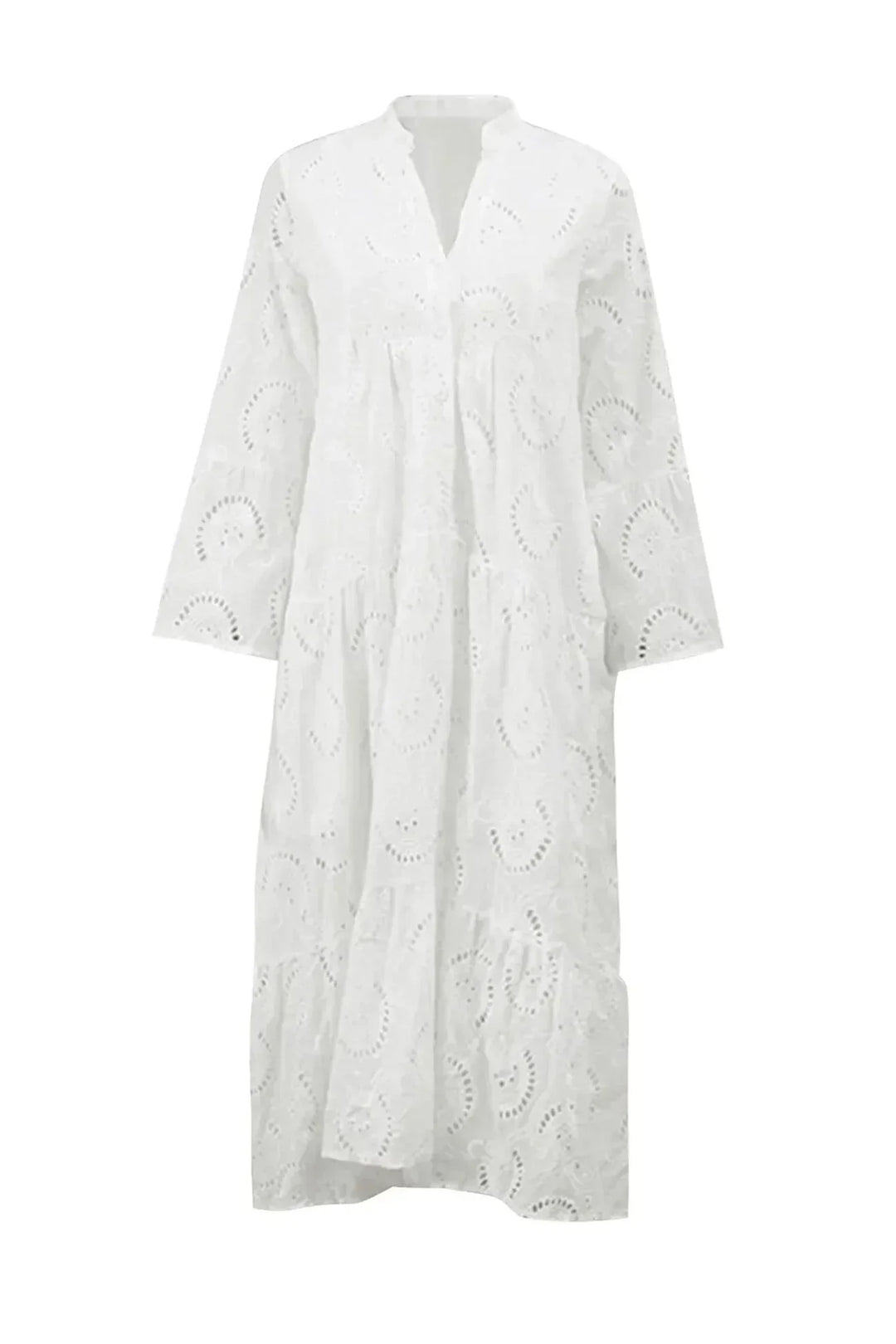 Kylie - Besticktes Maxikleid