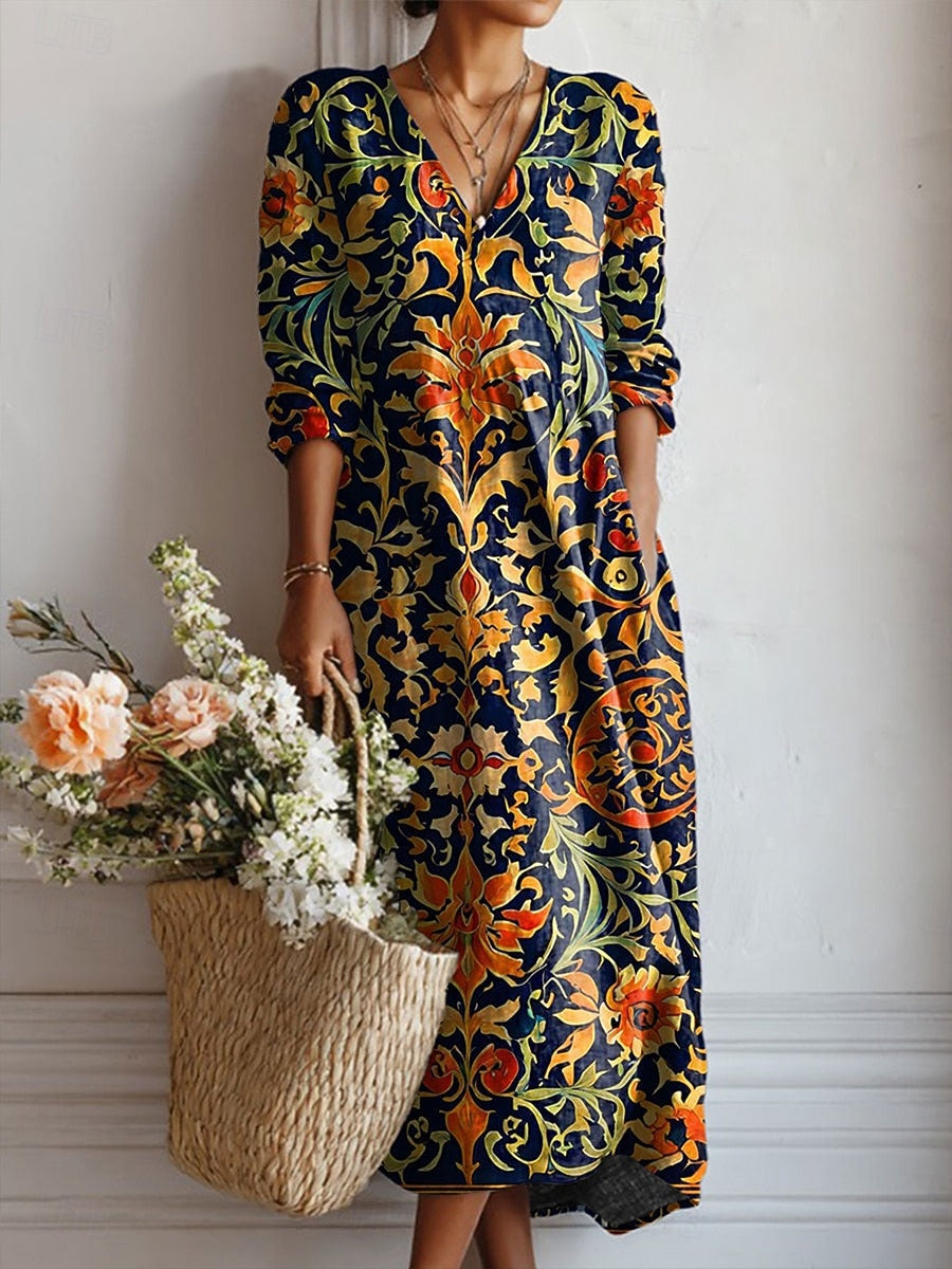 Felicity - Weiches florales Kleid