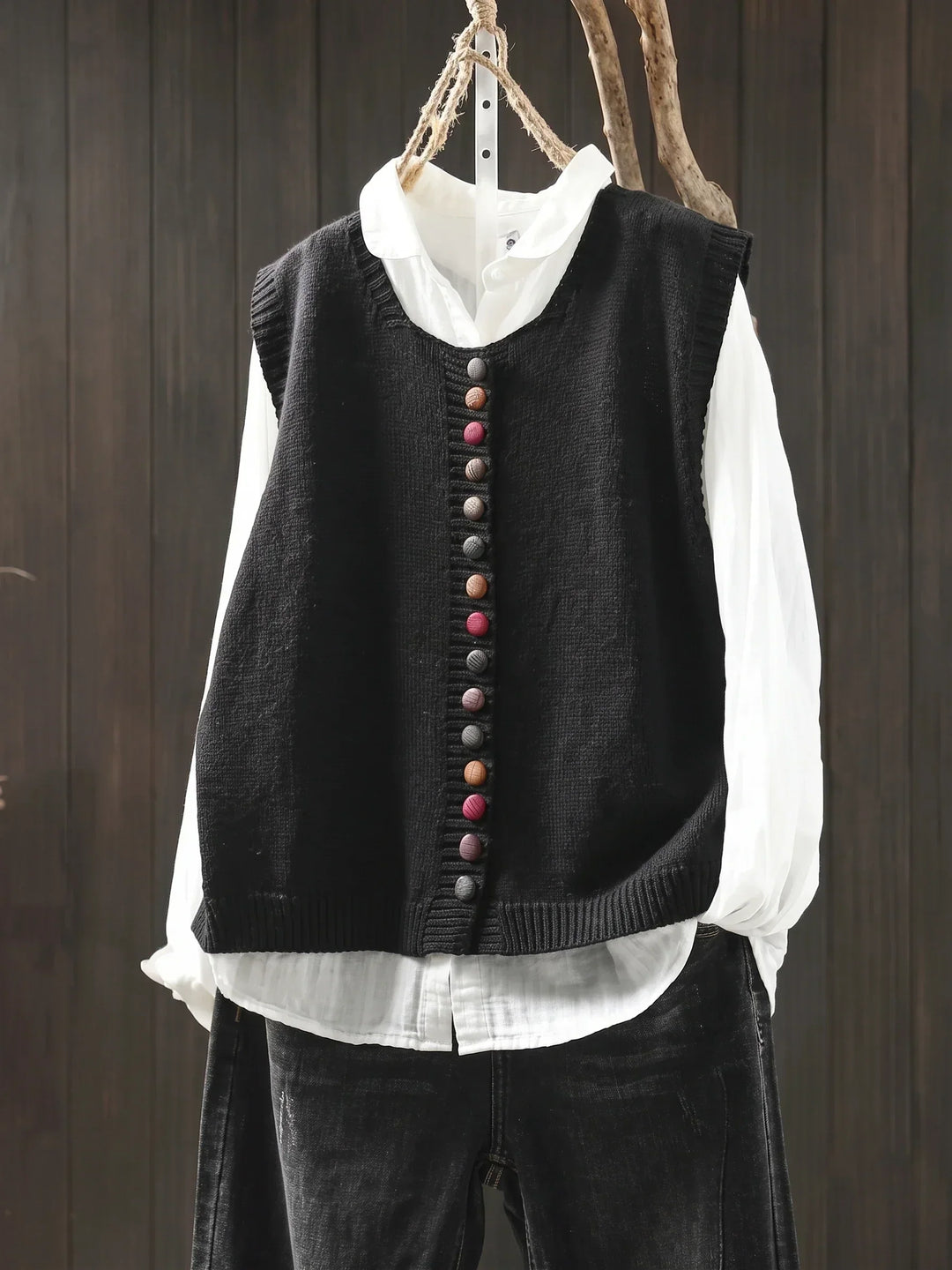 Meleri - Soft-Touch-Strickweste