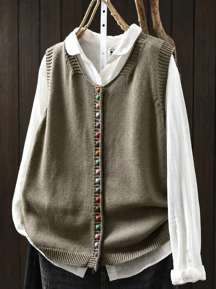 Meleri - Soft-Touch-Strickweste