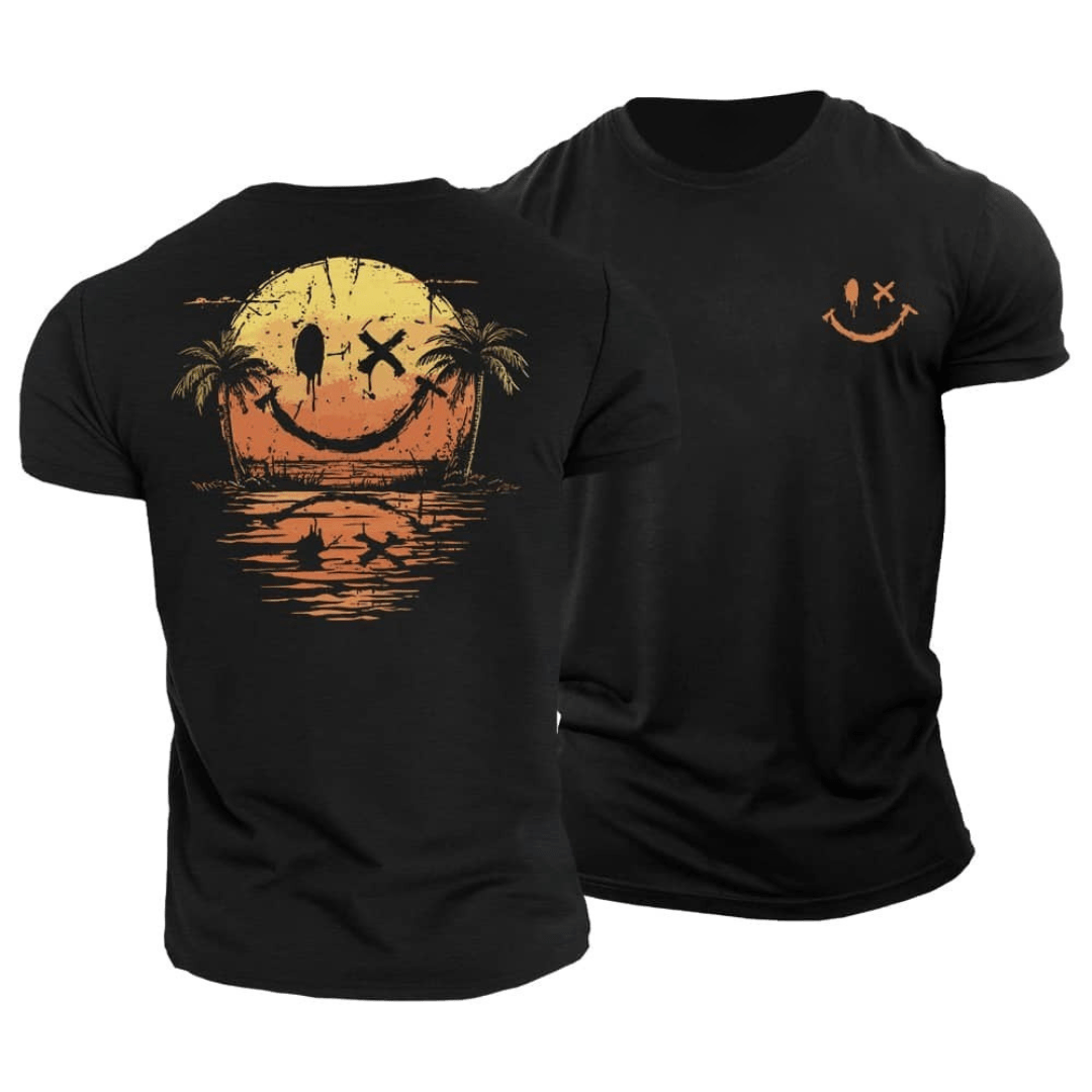 Dunmore - Soft-Touch T-Shirt mit Grafikprint